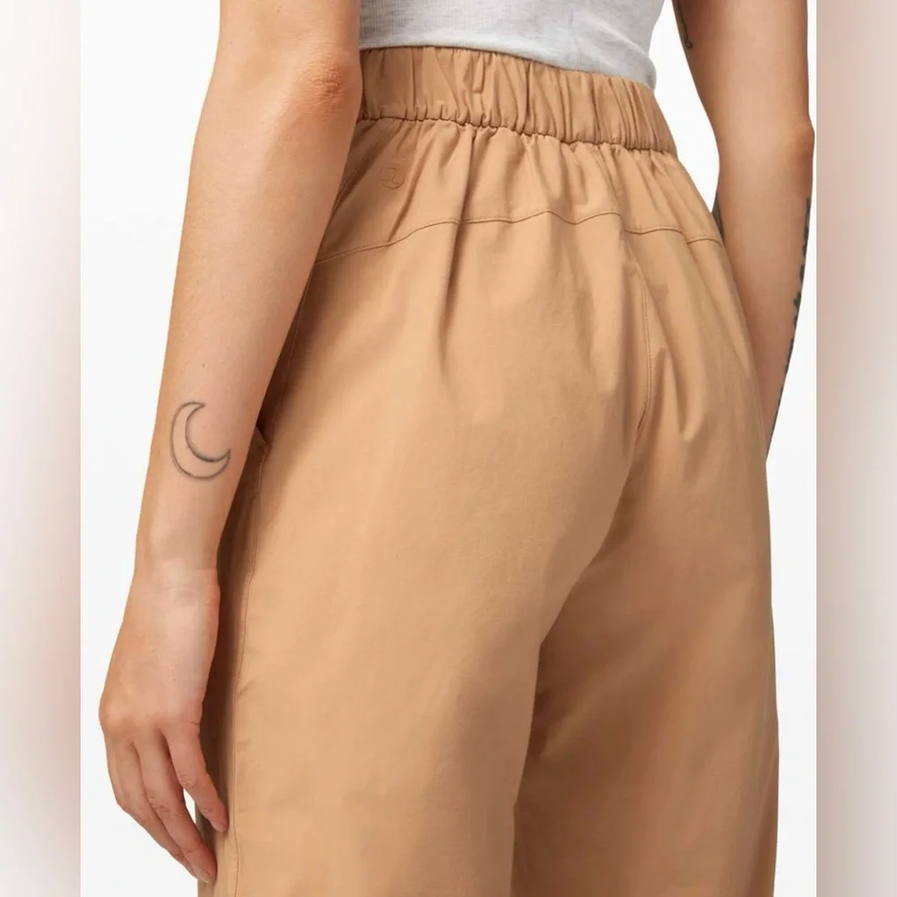 Lululemon Your True Trouser High Rise Pant Beech Wood 8 Gym Casual Travel